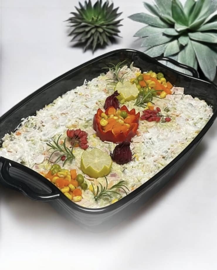 سالاد ماکارونی (دو کیلویی)