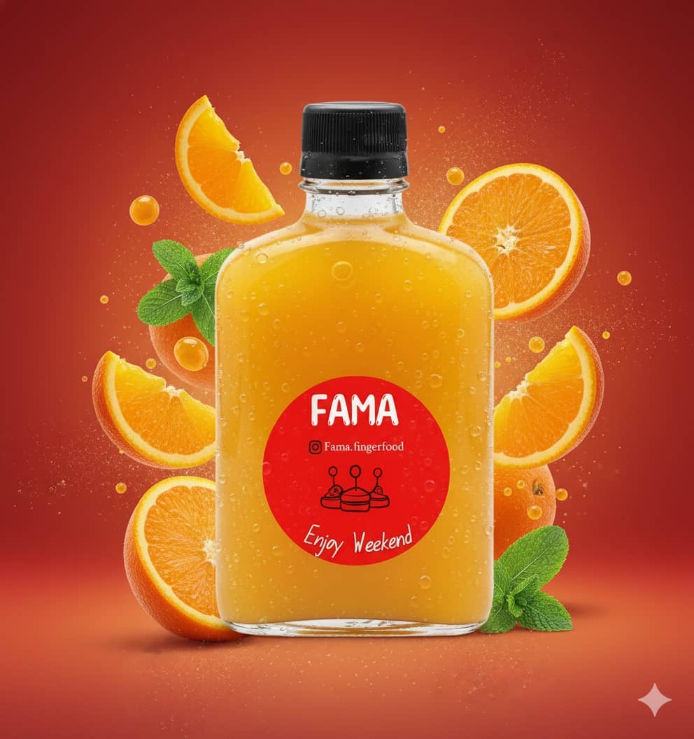 نوشیدنی پرتقال پالپ دار